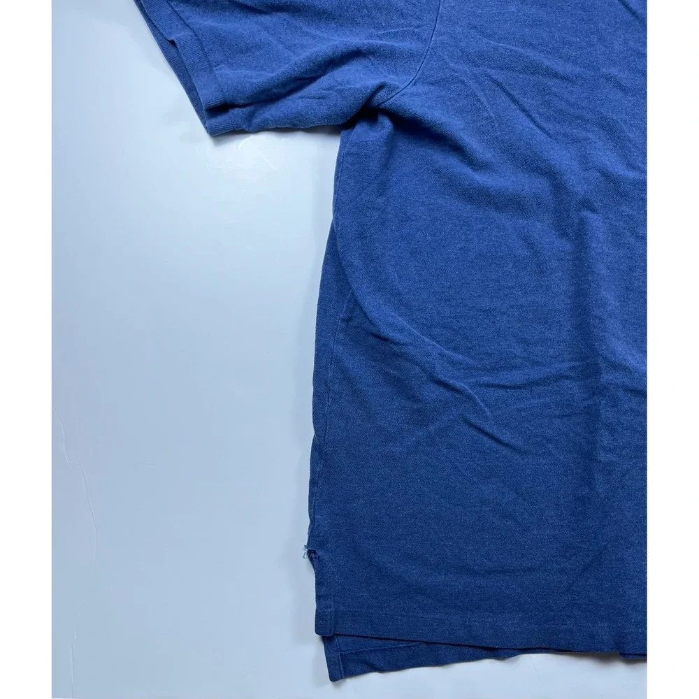 Lot of 4 Polo Ralph Lauren Mens 3XLT Tall Polo Shirts Blue Tan Cotton Preppy